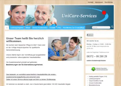 Website UniCare Services
